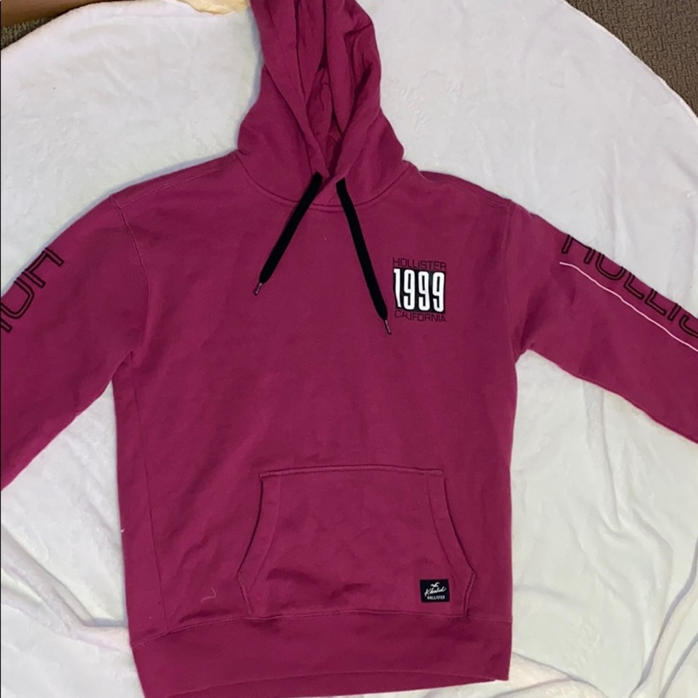Pink KHALID hollister hoodie